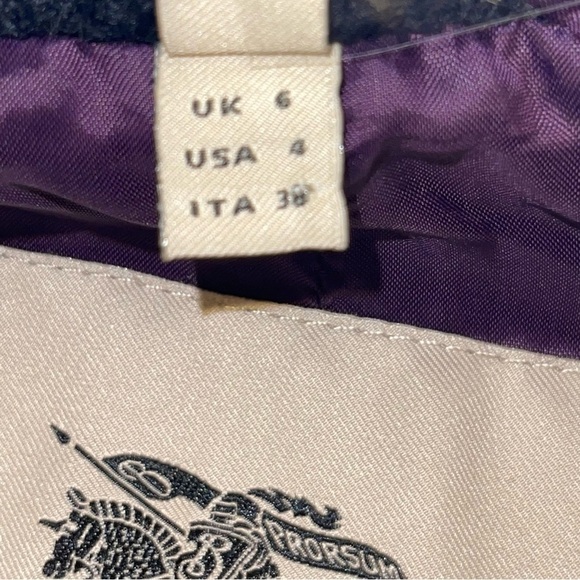 Burberry Women 100% Wool Coat Size 4 - Picture 5 of 12